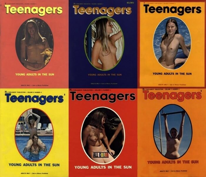 Teenagers magazines: Young adults in the sun
